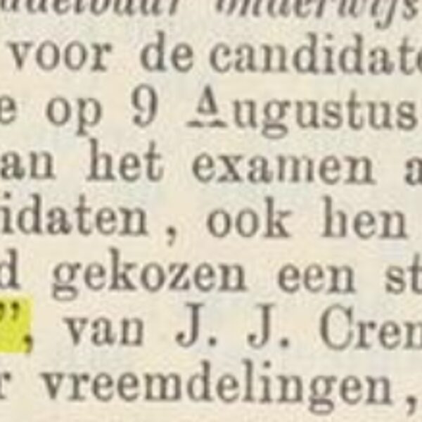 Verslag scholen hoger onderwijs, 1898.