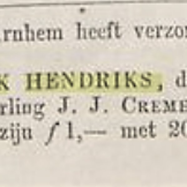 Nieuwsblad voor den boekhandel, 20 juli 1865.
