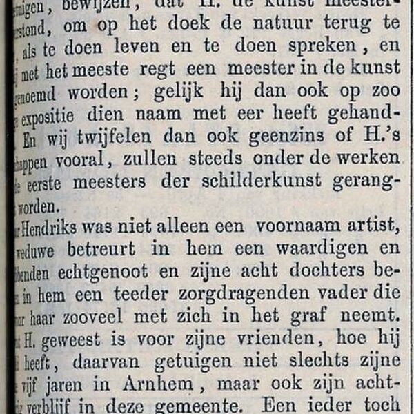 Arnhemsche courant, 6 april 1865.