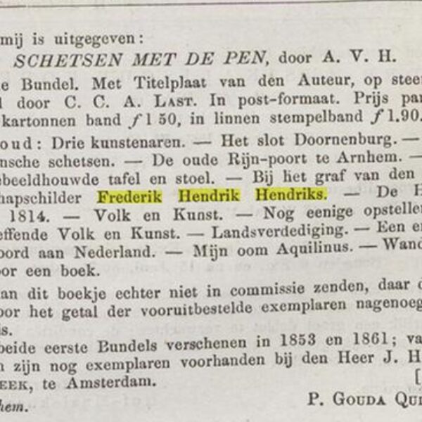 Nieuwsblad voor den boekhandel, 24 juni 1876.