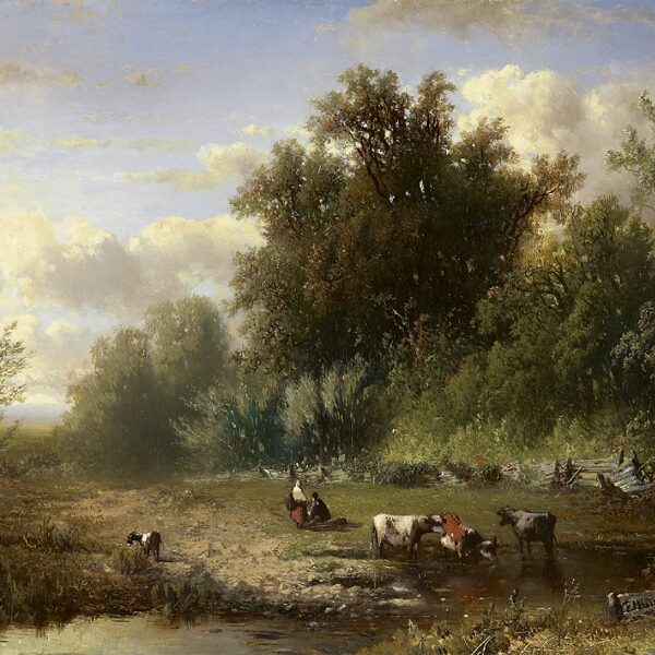 Schilderij F.H. Hendriks.