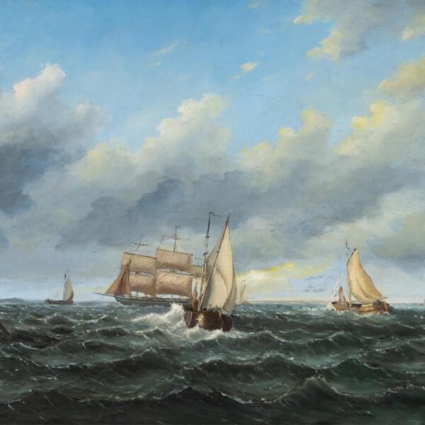 Schilderij F.H,. Hemdriks.
