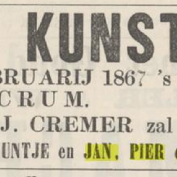 Arnhemsche courant, 18 februari 1867.
