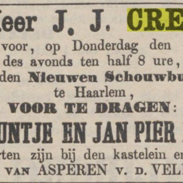 Opregte Haarlemsche courant, 22 februari 1869.