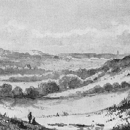 Duinlandschap. Ongedateerd