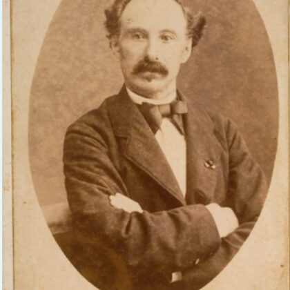 Portret van J.J. Cremer uit ca. 1875.