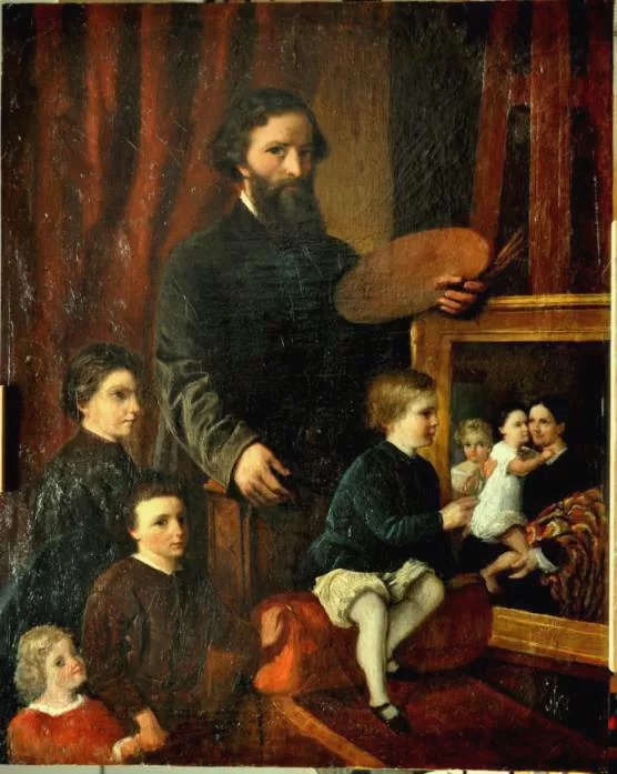 1844-1847: leerling bij de schilder Frederik Hendrik Hendriks in Wolfheze.