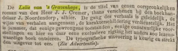 Algemeen handelsblad, 24 september 1851.
