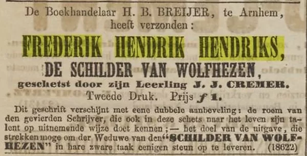 Algemeen handelsblad, 20 december 1865.