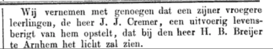 De Nederlandsche spectator, 22 april 1865.