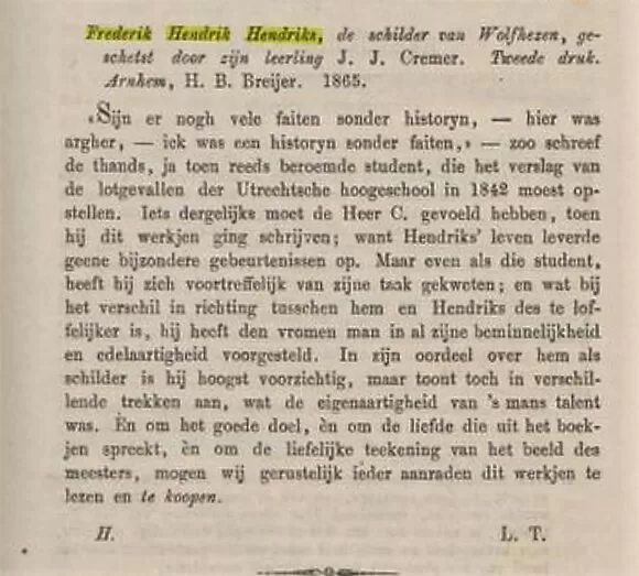 Stemmen voor waarheid en vrede, 1866.