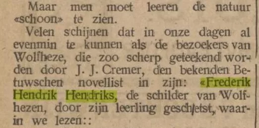 Nieuwe Hengeloosche courant, 17 juni 1916.