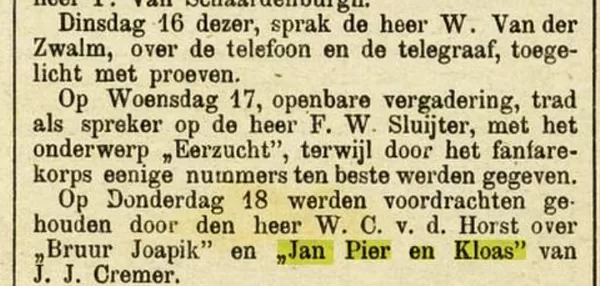 Rotterdamsch nieuwsblad, 23 augustus 1887.