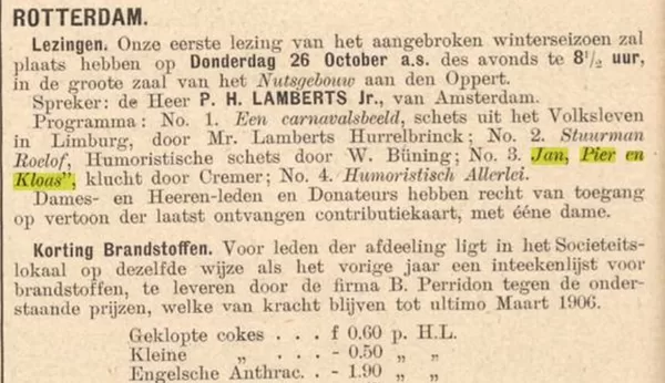 Mercurius handelsbedienden, 7 oktober 1905.