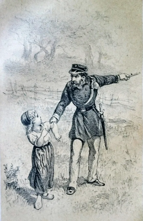 Tekening uit de editie van 1875.