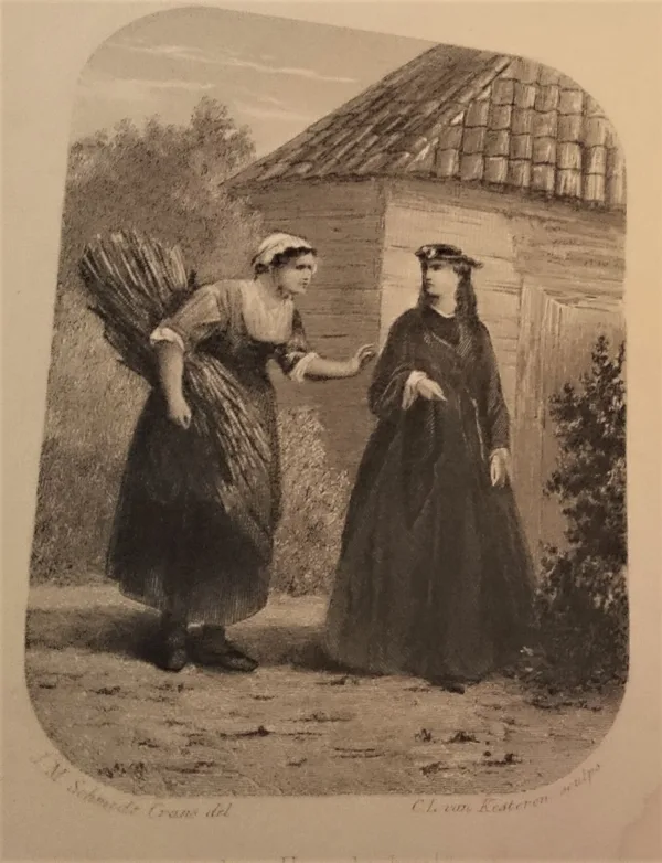 Tekening Anna Rooze, 1869