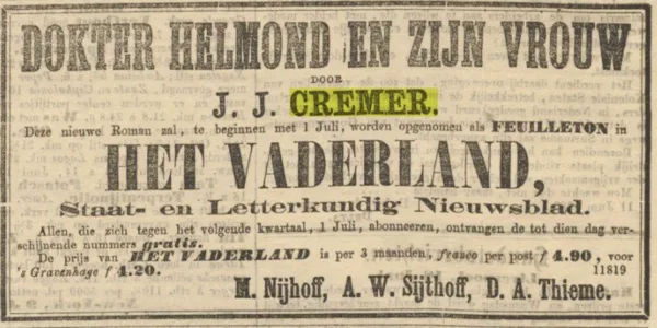 NRC, 21 juni 1869.