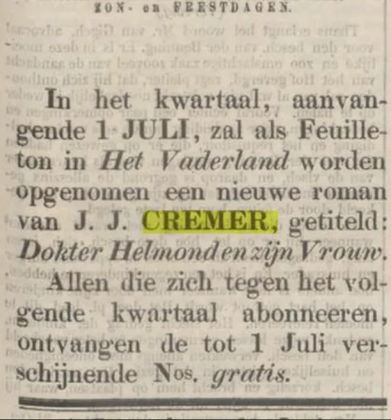 Het vaderland, 11 juni 1869.