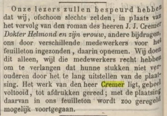 Het vaderland, 8 oktober 1869.
