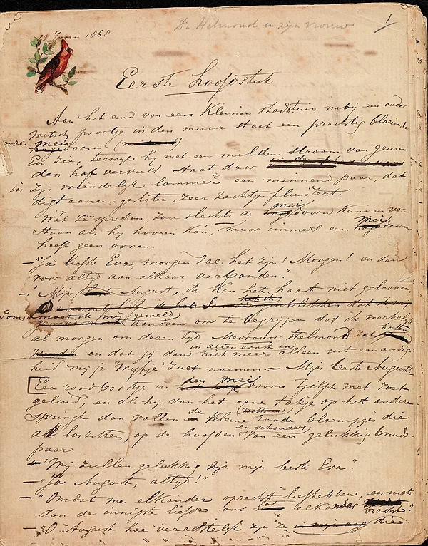 Handschrift 1868.