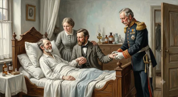 Dokter Helmond op zijn sterfbed.
