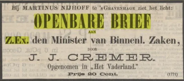 Het vaderland, 7 juni 1870.