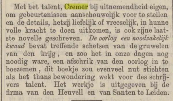 Arnhemsche courant, 15 februair 1871.