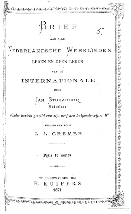 Titlepagina, 1871.