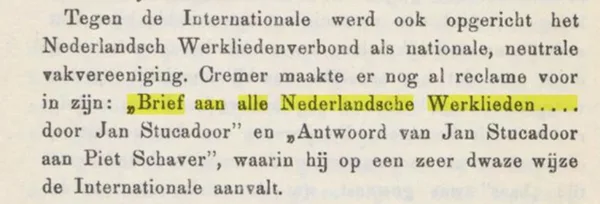 Stemmen voor waarheid en vrede, 1923.