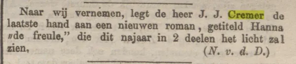 Algemeen handelsblad 5 augustus 1872.