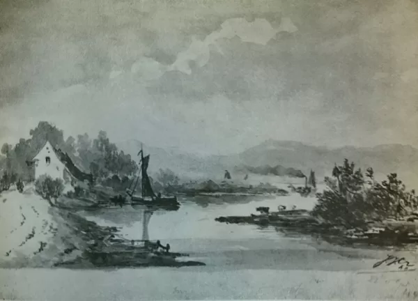 Riviergezicht uit 1849.