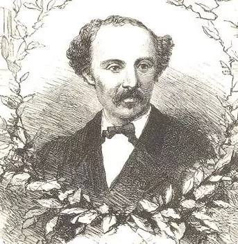 Portret van Cremer uit Eigen Haard 1876.