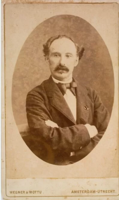 Portret van J.J. Cremer uit ca. 1875.